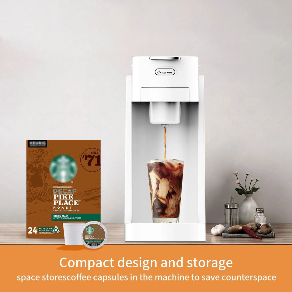 Commercial Capsule Coffee Machine Portable Mini Espresso Machine Desk Mini Coffee Maker Energy Saving Mode Quiet office coffee