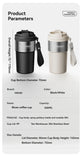 Coffee Cup Cold And Hot Insulated With Filter Chamber Office And Leisure Stainless Steel Cup  Ice Cubes Hold