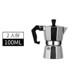 Coffee Maker Moka Pot 50ml-600ml Stainless Steel Cafe Percolator Maker, Italian Coffee Machine Fit Induction Cookers Coffeeware
