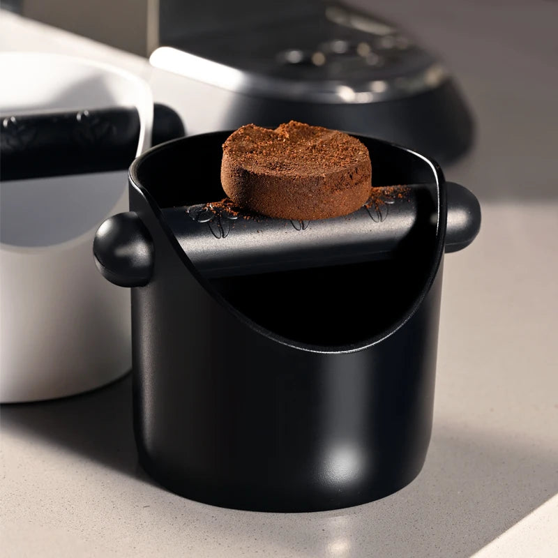 Coffee Knock Box For Grind Waste Grounds Dump Anti-slip Pad Shock-Absorbent With Removable Bar Espresso Maker Cafe Barista Tools