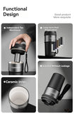 Coffee Cup Cold And Hot Insulated With Filter Chamber Office And Leisure Stainless Steel Cup  Ice Cubes Hold