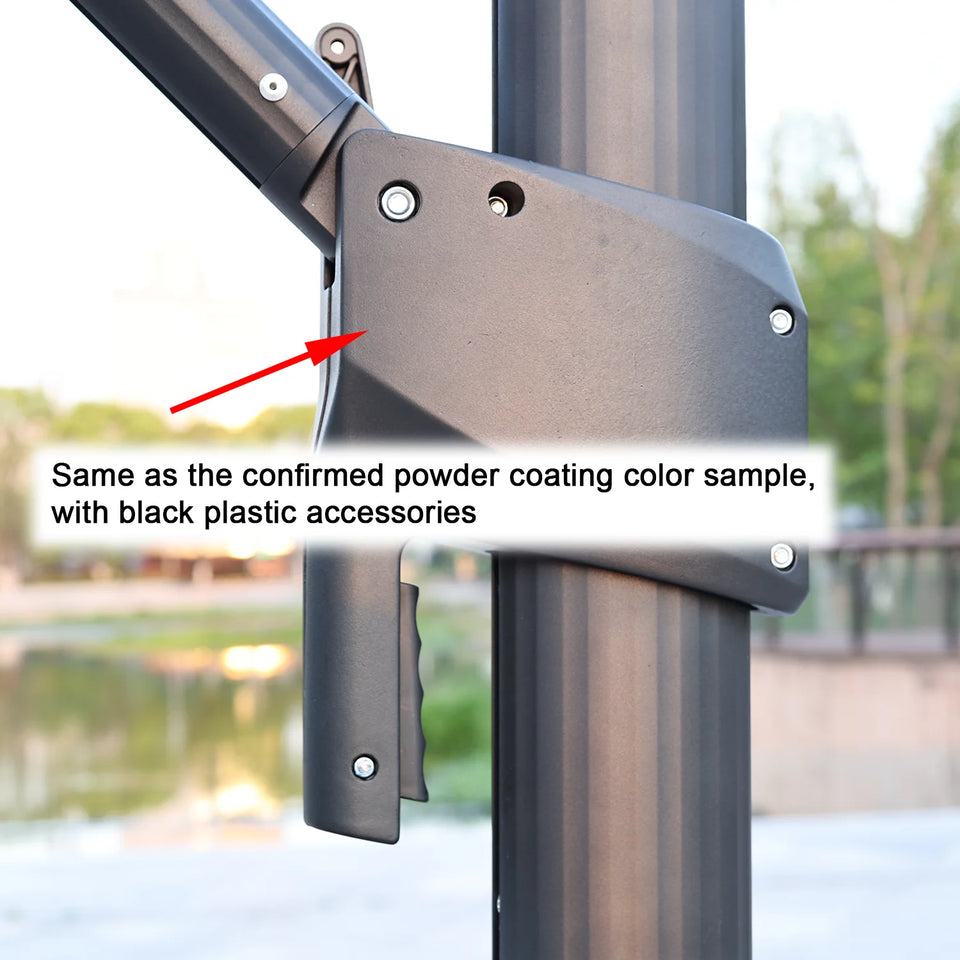 Wholesale Heavy Duty Motorized Large Commercial Sun Garden Customized Cantilever Restaurant Market Patio Outdoor Umbrella