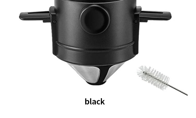 Collapsible Coffee Filter Portable Stainless Steel Drip Coffee Tea Holder Funnel Basket Reusable Tea Pot Holder Coffee Dripper