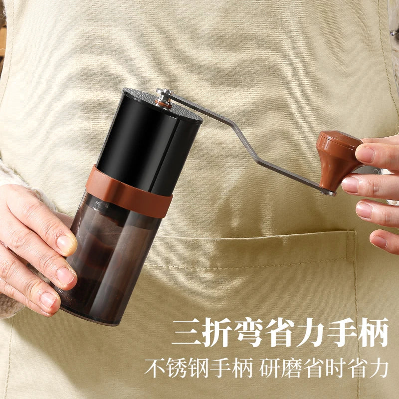 Bearing Adjustable Coffeebe Manual Coffee Grinder Ceramic Grinding Core Professional Double Hand Crank Coffee Grinder CoffeeBean