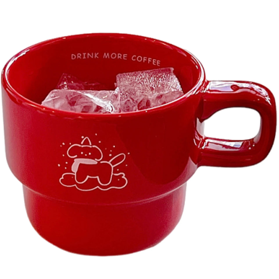 Drink More Coffee Cup Personalized Fashionable Tea Coffee Cup For Home Party