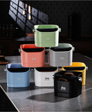 Bincoo Coffee Knock Box Espresso Grounds Container Dump Bin Bucket Anti Slip Powder Beveled Residue Home Cafe Bar Barista Tools