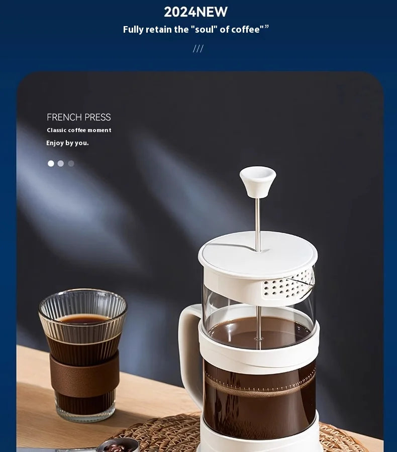 GIANXI Hand Press Coffee Maker Multi-function Filter Coffee Maker Home Brewing Coffee Maker Tea Filter Cold Brew Pot
