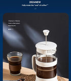 GIANXI Hand Press Coffee Maker Multi-function Filter Coffee Maker Home Brewing Coffee Maker Tea Filter Cold Brew Pot