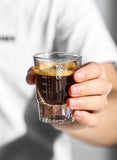Bincoo Espresso Measuring Cup, Glass Espresso Extraction Cup, Ounce with Scale, Small Milk Cup, Milk Can, Coffee Cup, 50ml