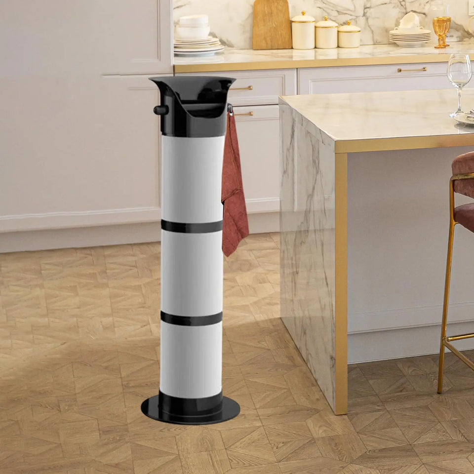 Coffee Knock Box Practical Espresso Dump Bin Collection Box Floor Standing Knockbox for Kitchen Coffee Shop Household Restaurant