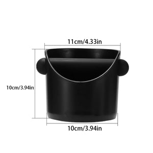 Coffee Knock Box Anti Slip Shock-Absorbent Espresso Grind Grounds Container Dump Waste Bin Home Cafe Accessories Barista Tools