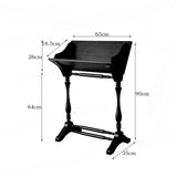 Solid Wood Art Shelf Display Stand Living Room Floor Display Rack Magazine Rack Organizer Small Bookcase Room Wooden Furniture