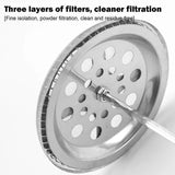 Stainless Steel Tea Coffee Brewer with Filter Heat-Resistant Anti-Rust Multifunctional with Handle Tea Maker for Making Coffee