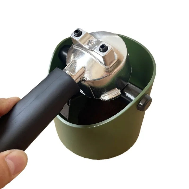 Coffee Knock Box For Grind Waste Grounds Dump Bin Anti-slip Pads Shock-Absorbent With Removable Bar Espresso Maker Barista Tools