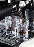 Bincoo Espresso Measuring Cup, Glass Espresso Extraction Cup, Ounce with Scale, Small Milk Cup, Milk Can, Coffee Cup, 50ml