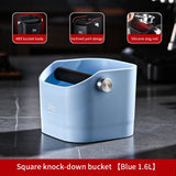 Bincoo Coffee Knock Box Espresso Grounds Container Dump Bin Bucket Anti Slip Powder Beveled Residue Home Cafe Bar Barista Tools