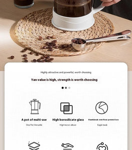 GIANXI Hand Press Coffee Maker Multi-function Filter Coffee Maker Home Brewing Coffee Maker Tea Filter Cold Brew Pot
