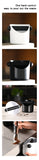 Coffee Knock Box For Grind Waste Grounds Dump Anti-slip Pad Shock-Absorbent With Removable Bar Espresso Maker Cafe Barista Tools