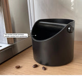 Coffee Knock Box For Grind Waste Grounds Dump Bin Anti-slip Pads Shock-Absorbent With Removable Bar Espresso Maker Barista Tools
