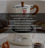 Bincoo Single Valve Coffee Moka Pot Espresso Machine Brewed Coffee Italian Home Outdoor Kitchen Utensils Barista Accessories