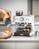 Coffee and Espresso Maker Combo All in One Coffee Machine, 20 Bar Cafe Espresso Machine with Milk Frother for Latte Cappuccino