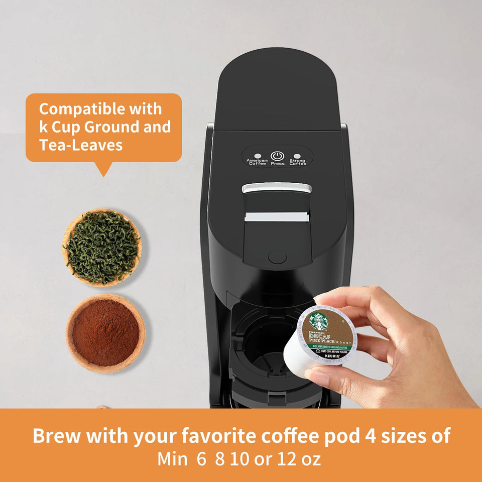 Commercial Capsule Coffee Machine Portable Mini Espresso Machine Desk Mini Coffee Maker Energy Saving Mode Quiet office coffee