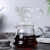 Coffee Dripper V Shaped Pour Over Coffee Pot Hand Brewing Pots Coffee Filter Cup Coffee Kettle Dripper Stand Coffee Maker Set