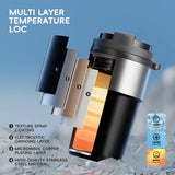 Coffee Cup Cold And Hot Insulated With Filter Chamber Office And Leisure Stainless Steel Cup  Ice Cubes Hold