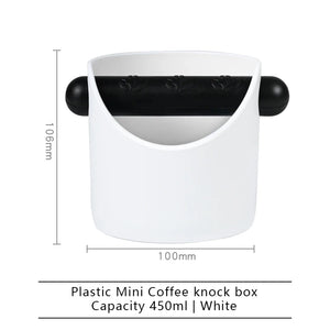 Coffee Knock Box For Grind Waste Grounds Dump Anti-slip Pad Shock-Absorbent With Removable Bar Espresso Maker Cafe Barista Tools