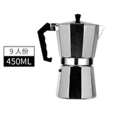 Coffee Maker Moka Pot 50ml-600ml Stainless Steel Cafe Percolator Maker, Italian Coffee Machine Fit Induction Cookers Coffeeware