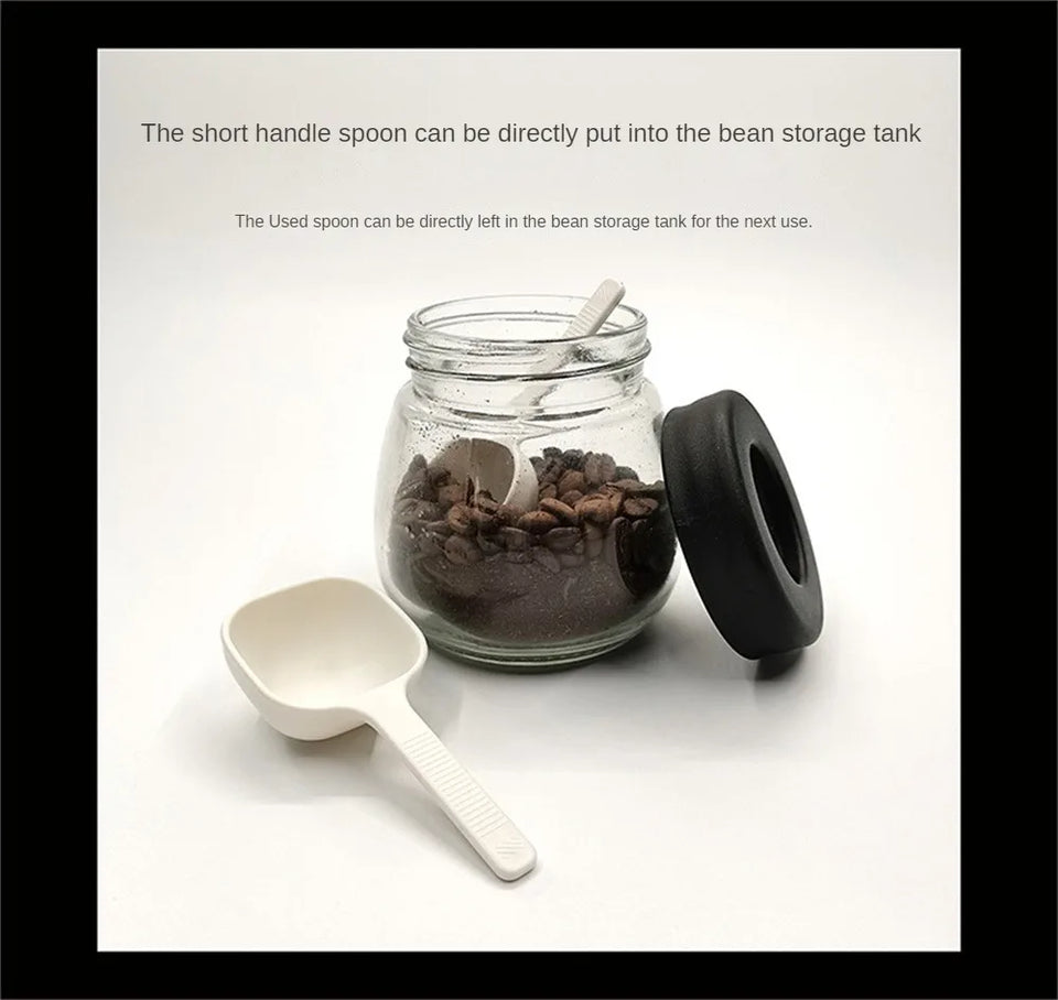 Coffee Measuring Spoon Dual-purpose Bean Spoon Pressed Powder Spoon Coffee Stirrer Machine Coffeeware Coffee Scoops Coffeeware