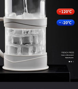 GIANXI Hand Press Coffee Maker Multi-function Filter Coffee Maker Home Brewing Coffee Maker Tea Filter Cold Brew Pot