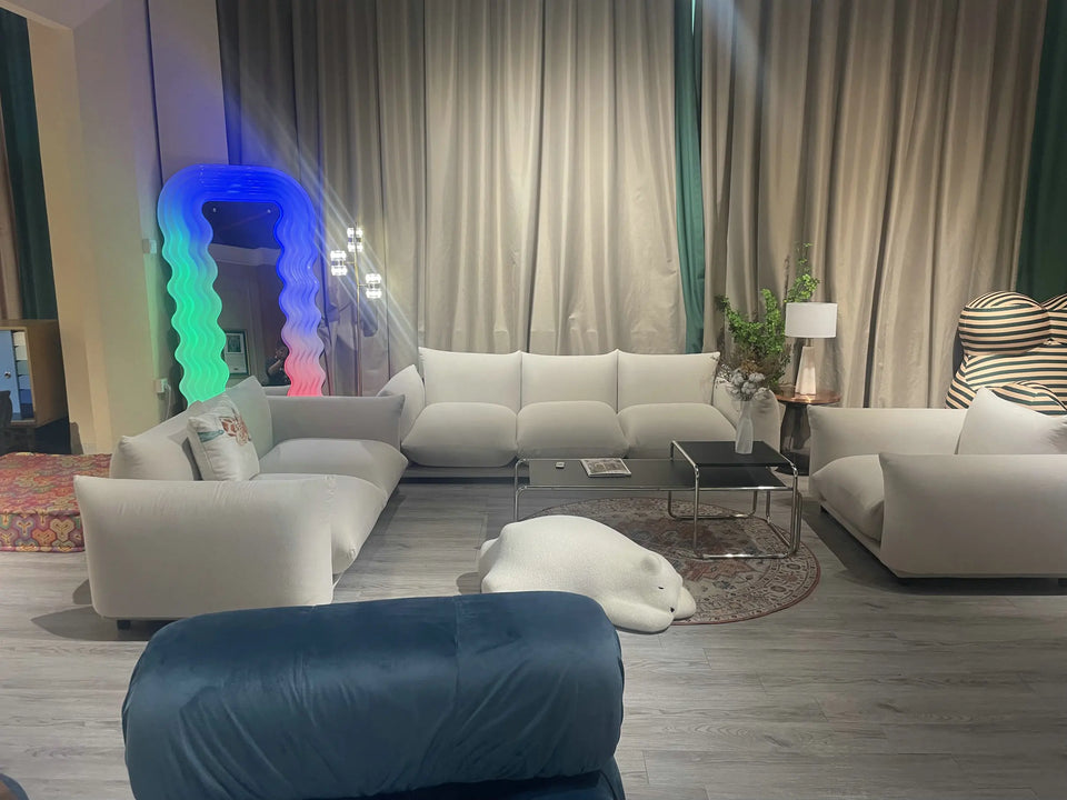 Living Room Furniture Sets Glass Center Coffee Tables Modern Luxury Glass Coffee Table