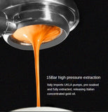 Integrated Grinder Coffee Machine Commercial Semi-automatic Espresso Machine Steam Milk Frother Multi-function Coffee Machine
