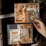 125piece Scrapbook Paper Coffee Business Planner Kit Professional Coffee Shop Worksheets Log Sheets Notebooks Memo Collage