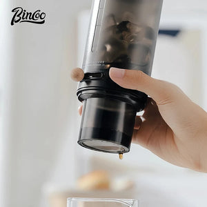 Protable Glass Drip Filter Ice Drop Coffee Maker Cold Brew Dutch Coffee Maker Pot Specialized Barista with 100pcs Filter Paper