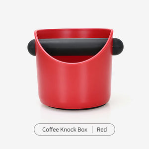 Coffee Knock Box For Grind Waste Grounds Dump Bin Anti-slip Pads Shock-Absorbent With Removable Bar Espresso Maker Barista Tools