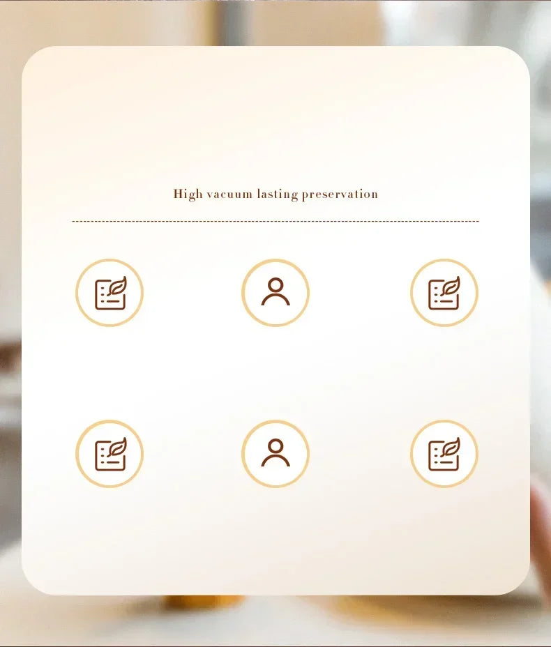 Coffee Can Manual Vacuum Moisture-proof Storage Jar Kitchen High Borosilicate Glass Tea Jar Coffee Bean Storage Sealed Jar