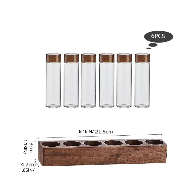 Coffee Bean Display Stand, Coffee Bean Storage, High Borosilicate Coffee Bean Display Stand, for Kitchen, Airtight Coffee Bean.
