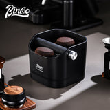 Bincoo Coffee Knock Box Espresso Grounds Container Dump Bin Bucket Anti Slip Powder Beveled Residue Home Cafe Bar Barista Tools