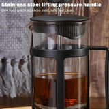 Stainless Steel Tea Coffee Brewer with Filter Heat-Resistant Anti-Rust Multifunctional with Handle Tea Maker for Making Coffee