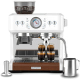 Coffee and Espresso Maker Combo All in One Coffee Machine, 20 Bar Cafe Espresso Machine with Milk Frother for Latte Cappuccino