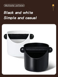 Coffee Knock Box For Grind Waste Grounds Dump Anti-slip Pad Shock-Absorbent With Removable Bar Espresso Maker Cafe Barista Tools