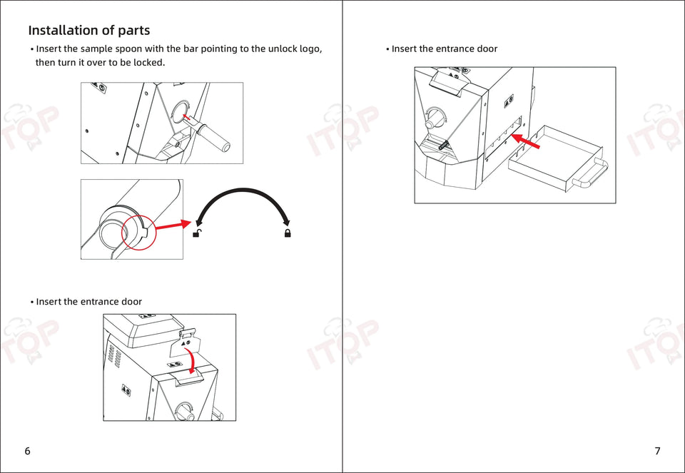 ITOP CBR Electric Coffee Bean Roaster Commercial Roaster Automatic Roasting Machine with 3 Baking Curve Grain Dryer 110V 220V