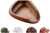 Coffee Beans Dose Trays Solid Wood Walnut Bean Shovel Scoops Measure Tea Separator Vessel Espresso Kitchen Tools