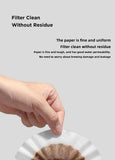 Coffee Filter Papers 50 Sheets 1-2Cups 3-4Cups Paper Filter #155  #185 Pour Over Coffee Dripper & Wave Dripper Barista Tools