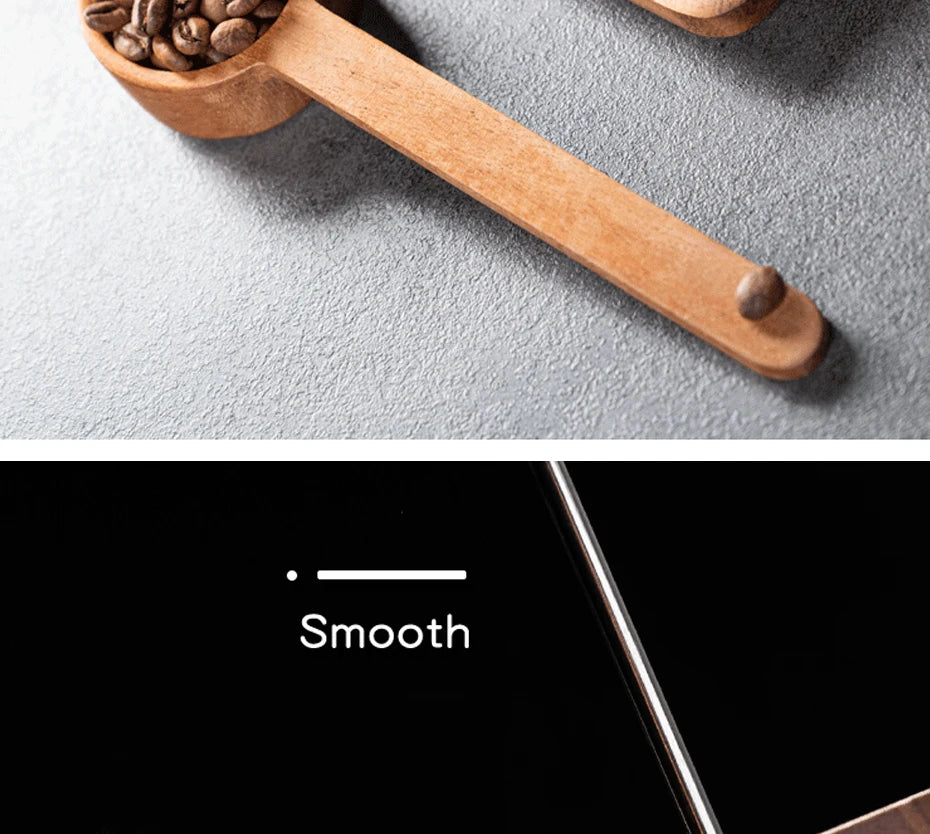 Coffee Pot French Press Coffee Maker Black Walnut Tea Brewer High Borosilicate Glass Coffee Pot  Coffee Accessories