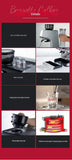 Integrated Grinder Coffee Machine Commercial Semi-automatic Espresso Machine Steam Milk Frother Multi-function Coffee Machine