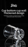 Bincoo Espresso Measuring Cup, Glass Espresso Extraction Cup, Ounce with Scale, Small Milk Cup, Milk Can, Coffee Cup, 50ml