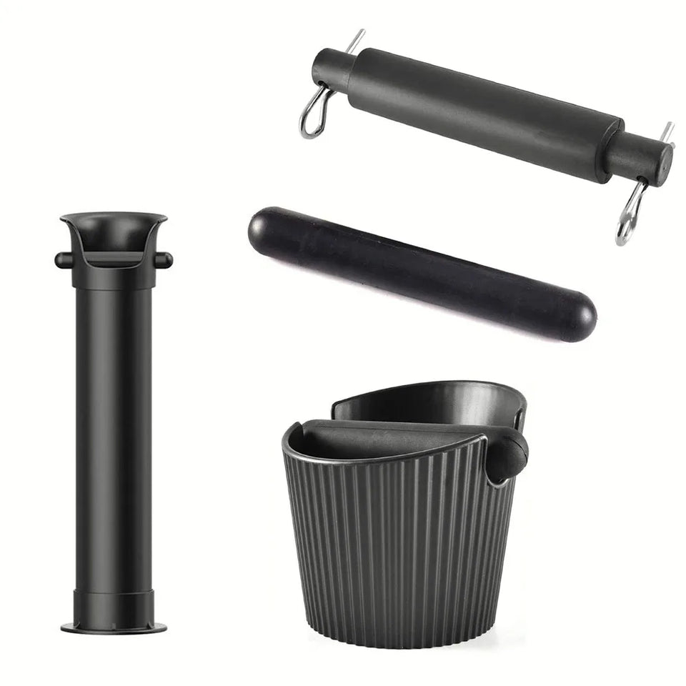 Commercial Knock Box Large Capacity Barista Standing Coffee Knock Box Includes Barista Cloth And Trash Bag For Cafe Use